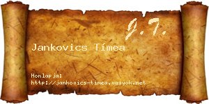 Jankovics Tímea névjegykártya